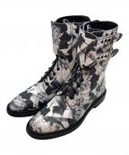 CELINEセリーヌ）の古着「Combat boots」｜ホワイト