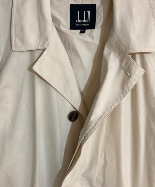 dunhill（ダンヒル）dunhill (ダンヒル) ベルテッドステンカラーコート ベージュ サイズ:52cmの古着・服飾アイテム