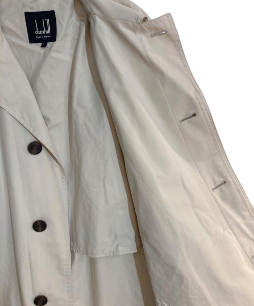 dunhill（ダンヒル）dunhill (ダンヒル) ベルテッドステンカラーコート ベージュ サイズ:52cmの古着・服飾アイテム