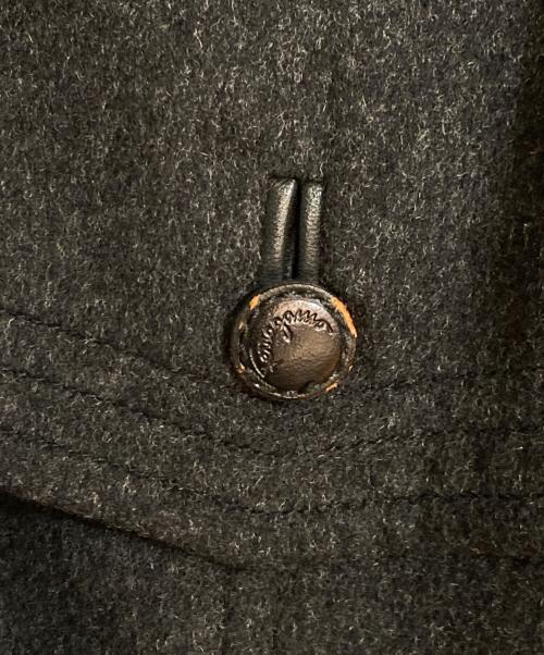 Salvatore Ferragamo（サルヴァトーレ フェラガモ）Salvatore Ferragamo (サルヴァトーレ フェラガモ) ガンパッチウールロングコート グレー サイズ:不明の古着・服飾アイテム