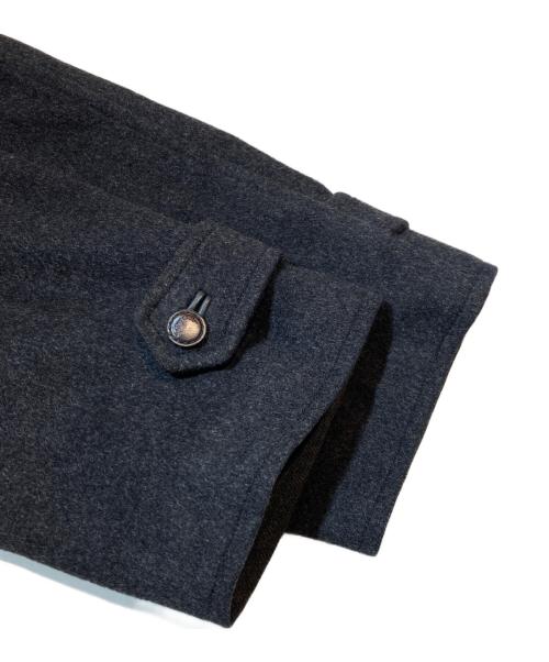 Salvatore Ferragamo（サルヴァトーレ フェラガモ）Salvatore Ferragamo (サルヴァトーレ フェラガモ) ガンパッチウールロングコート グレー サイズ:不明の古着・服飾アイテム