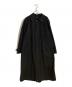 Salvatore Ferragamo（サルヴァトーレ フェラガモ）の古着「ガンパッチウールロングコート」｜グレー