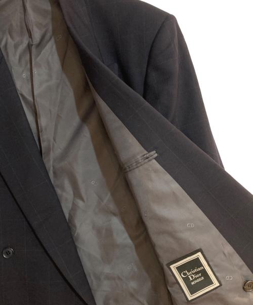 Christian Dior MONSIEUR（クリスチャンディオールムッシュ）Christian Dior MONSIEUR (クリスチャンディオールムッシュ) ダブルブレストセットアップスーツ ネイビー サイズ:A6の古着・服飾アイテム