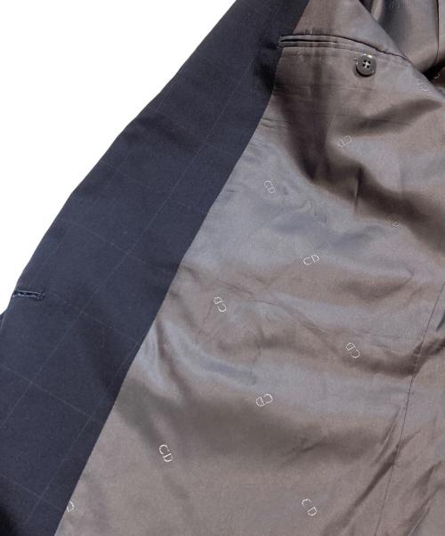 Christian Dior MONSIEUR（クリスチャンディオールムッシュ）Christian Dior MONSIEUR (クリスチャンディオールムッシュ) ダブルブレストセットアップスーツ ネイビー サイズ:A6の古着・服飾アイテム