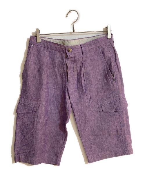 ETRO（エトロ）ETRO (エトロ) リネンカーゴショーツ パープル サイズ:SIZE46の古着・服飾アイテム