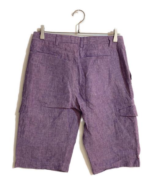 ETRO（エトロ）ETRO (エトロ) リネンカーゴショーツ パープル サイズ:SIZE46の古着・服飾アイテム