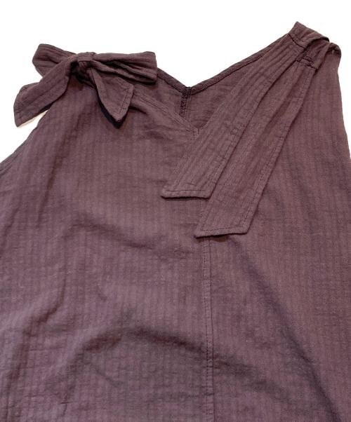 LES ATELIERS FRANCAIS DE CONFECTION（ル アトリエフランセ デ コンフェクション）LES ATELIERS FRANCAIS DE CONFECTION (ル アトリエフランセ デ コンフェクション) ジャンプスーツ ブラウン サイズ:36 未使用品の古着・服飾アイテム