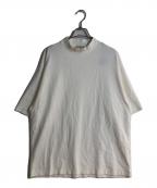 TOMORROW LANDトゥモローランド）の古着「スビンコットン クルーネックプルオーバー」｜ベージュ