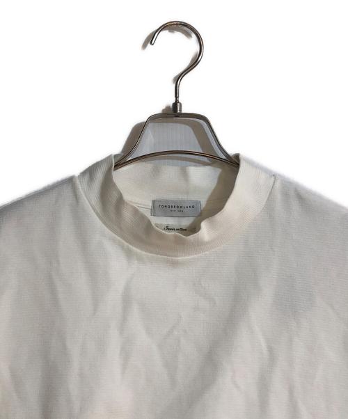 TOMORROW LAND（トゥモローランド）TOMORROW LAND (トゥモローランド) スビンコットン クルーネックプルオーバー ベージュ サイズ:M 未使用品の古着・服飾アイテム