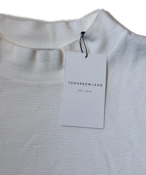 TOMORROW LAND（トゥモローランド）TOMORROW LAND (トゥモローランド) スビンコットン クルーネックプルオーバー ベージュ サイズ:M 未使用品の古着・服飾アイテム