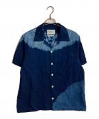 NOMA t.d.ノーマティーディー）の古着「Hand Dyed Indigo Shirt/ハンドダイドインディゴシャツ」｜ブルー
