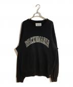 WACKO MARIAワコマリア）の古着「MIDDLE WEIGHT CREW NECK SWEAT SHIRT／クルーネックスウェットシャツ」｜ブラック