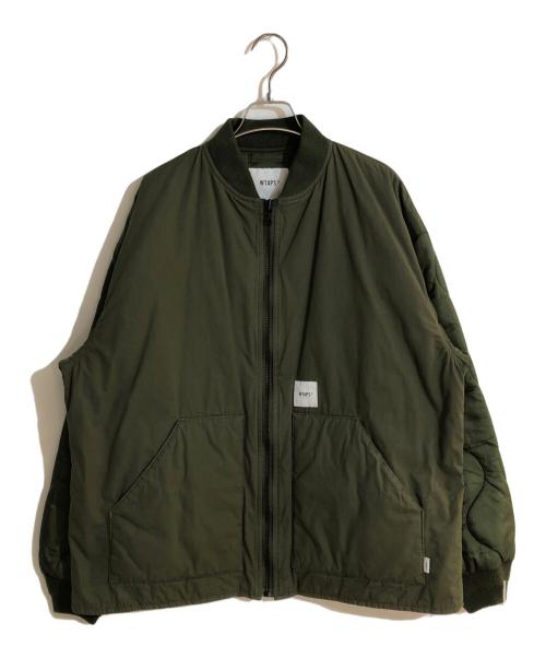 WTAPS（ダブルタップス）WTAPS (ダブルタップス) SHEDS JACKET COTTON WEATHER グリーン サイズ:３の古着・服飾アイテム