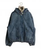 SUPREMEシュプリーム）の古着「Faux Shearling Lined Bomber Jacket／ フェイク シアリング ラインド ボンバー ジャケット」｜インディゴ