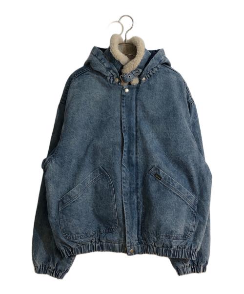 SUPREME（シュプリーム）Supreme (シュプリーム) Faux Shearling Lined Bomber Jacket／ フェイク シアリング ラインド ボンバー ジャケット  インディゴ サイズ:Ｌの古着・服飾アイテム