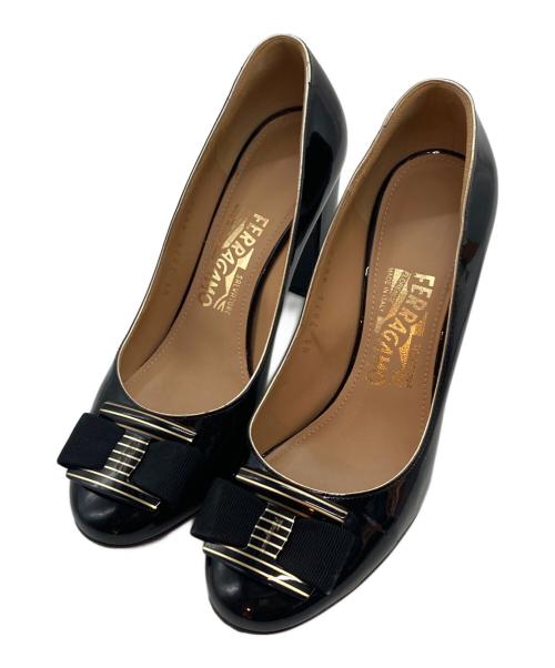 Salvatore Ferragamo（サルヴァトーレ フェラガモ）Salvatore Ferragamo (サルヴァトーレ フェラガモ) NINNA ブラック サイズ:25㎝の古着・服飾アイテム