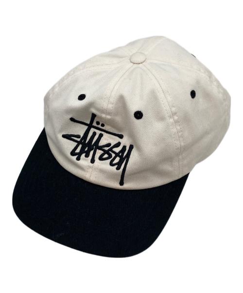 stussy（ステューシー）stussy (ステューシー) キャップ ホワイトの古着・服飾アイテム