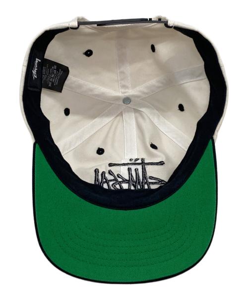 stussy（ステューシー）stussy (ステューシー) キャップ ホワイトの古着・服飾アイテム