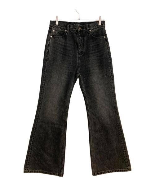 BALENCIAGA（バレンシアガ）BALENCIAGA (バレンシアガ) GARDE-ROBEフレアデニムパンツ ブラック サイズ:29の古着・服飾アイテム