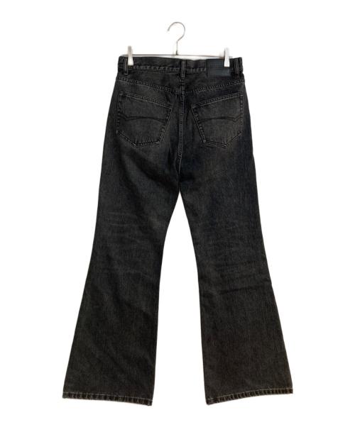 BALENCIAGA（バレンシアガ）BALENCIAGA (バレンシアガ) GARDE-ROBEフレアデニムパンツ ブラック サイズ:29の古着・服飾アイテム