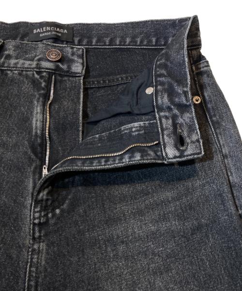 BALENCIAGA（バレンシアガ）BALENCIAGA (バレンシアガ) GARDE-ROBEフレアデニムパンツ ブラック サイズ:29の古着・服飾アイテム