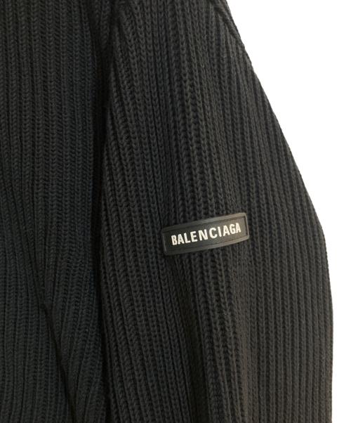 BALENCIAGA（バレンシアガ）BALENCIAGA (バレンシアガ) Zip Up Cardigan ブラック サイズ:Lの古着・服飾アイテム