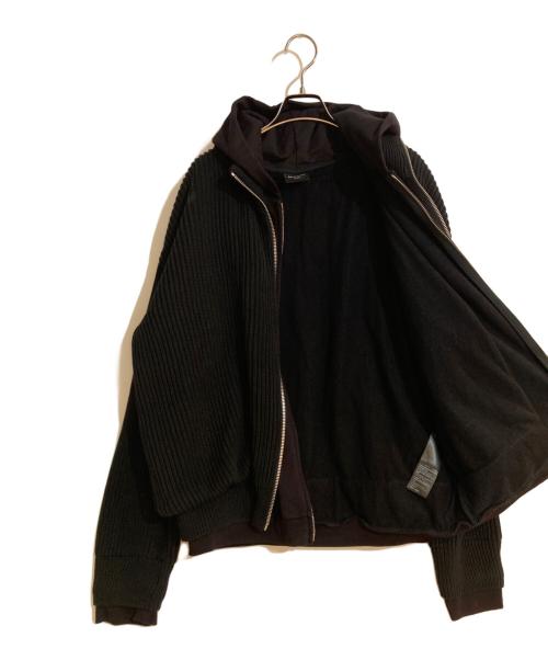 BALENCIAGA（バレンシアガ）BALENCIAGA (バレンシアガ) Zip Up Cardigan ブラック サイズ:Lの古着・服飾アイテム