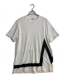 MONCLER（モンクレール）の古着「MモチーフプリントTシャツ」｜ホワイト