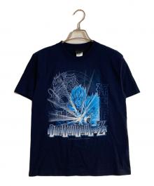 ドラゴンボール（ドラゴンボール）の古着「孫悟空＆孫悟飯 親子かめはめ波プリントTシャツ」｜ネイビー