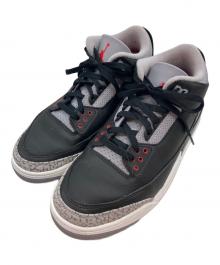 NIKE（ナイキ）の古着「Air Jordan 3 Retro "Black Cement"」｜ブラック