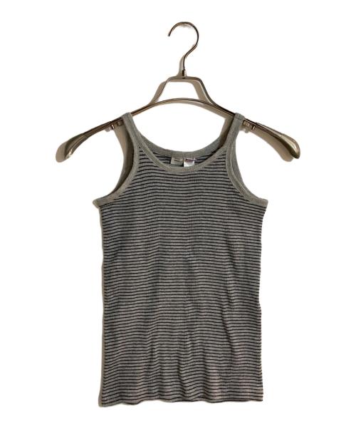 L'Appartement GOOD GRIEF!（アパルトモン グッドグリーフ）L'Appartement GOOD GRIEF! (アパルトモン グッドグリーフ) BORDER TANK TOP グレー サイズ:34 未使用品の古着・服飾アイテム