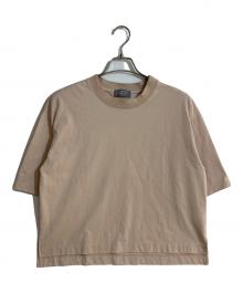 MARGARET HOWELL（マーガレットハウエル）の古着「ORGANIC COTTON JERSEY カットソー」｜ピンク
