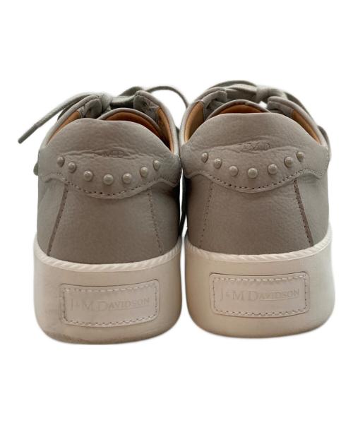 J&M DAVIDSON（ジェイ＆エム デヴィッドソン）J&M DAVIDSON (ジェイ＆エム デヴィッドソン) レザーローカットスニーカー グレー サイズ:22.5cmの古着・服飾アイテム