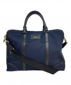 PAUL SMITHポールスミス）の古着「マルチストライプ ビジネスバッグ」｜ネイビー