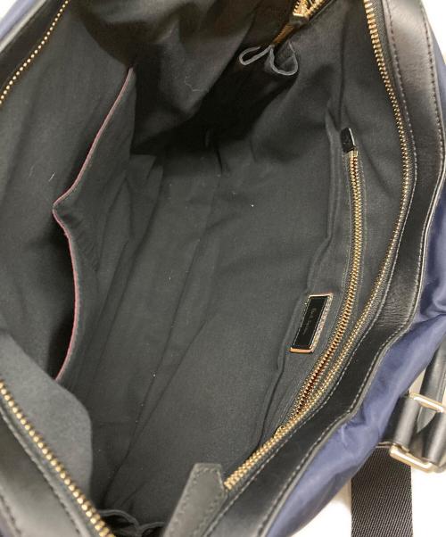 PAUL SMITH（ポールスミス）Paul Smith (ポールスミス) マルチストライプ ビジネスバッグ ネイビーの古着・服飾アイテム