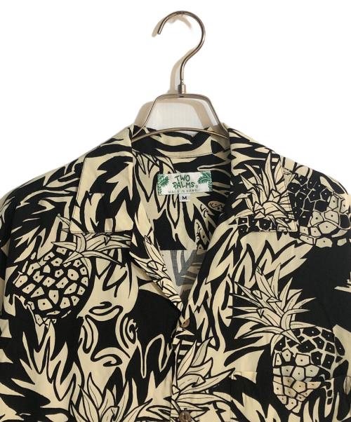 TWO PALMS（トゥーパームス）TWO PALMS (トゥーパームス) レーヨンハワイアンシャツ ブラック サイズ:Mの古着・服飾アイテム