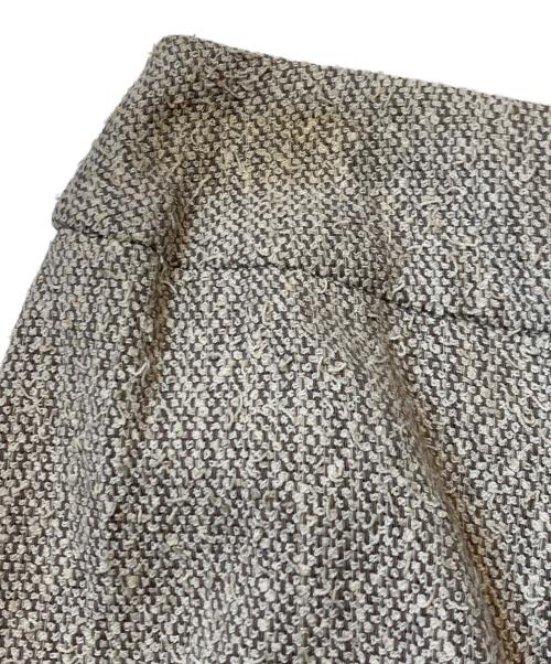 CHANEL（シャネル）CHANEL (シャネル) ツイードベストスカートセットアップ グレー サイズ:４2の古着・服飾アイテム