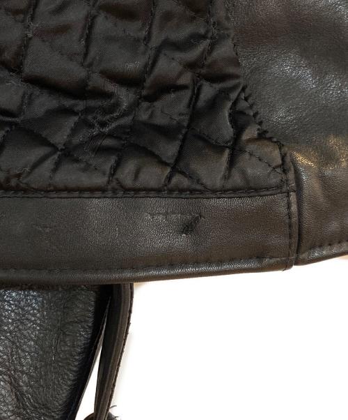 HARLEY-DAVIDSON（ハーレーダビッドソン）HARLEY-DAVIDSON (ハーレーダビッドソン) ダブルライダースジャケット ブラック サイズ:Sの古着・服飾アイテム