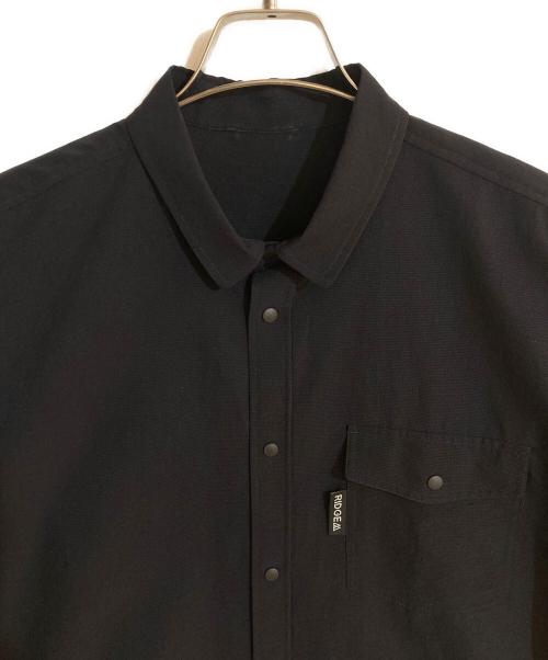 RIDGE MOUNTAIN GEAR（リッジマウンテン ギア）RIDGE MOUNTAIN GEAR (リッジマウンテン ギア) Basic Long Sleeve Shirt/ベーシックロングスリーブシャツ ブラック サイズ:Ｌの古着・服飾アイテム