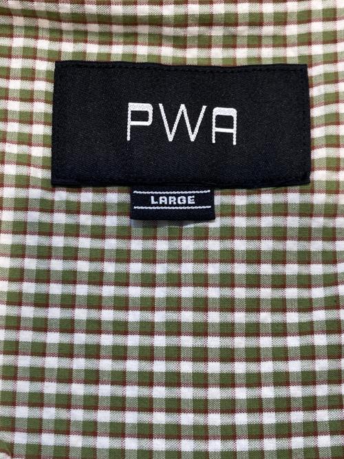 PWA（プア）PWA (プア) MINI SUCKER P/O SHIRT グリーン サイズ:Lの古着・服飾アイテム