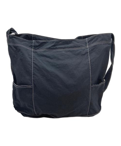Warenfaus（ワーレンファウス）WARENFAUS (ワーレンファウス) ポケッタブルステッチショルダーバッグ ブラックの古着・服飾アイテム