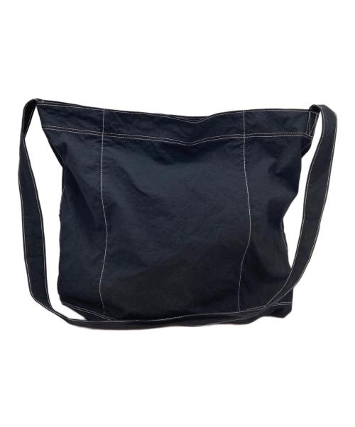 Warenfaus（ワーレンファウス）WARENFAUS (ワーレンファウス) ポケッタブルステッチショルダーバッグ ブラックの古着・服飾アイテム
