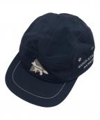 maison kitsune×and wanderメゾンキツネ×アンドワンダー）の古着「フォックスパッチキャップ」｜ネイビー