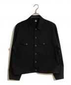 DESCENTE PAUSEデサントポーズ）の古着「ビックシルエットトラッカージャケット」｜ブラック