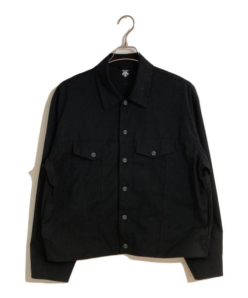 DESCENTE PAUSE（デサントポーズ）DESCENTE PAUSE (デサントポーズ) ビックシルエットトラッカージャケット ブラック サイズ:Mの古着・服飾アイテム