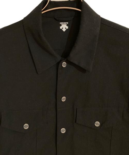 DESCENTE PAUSE（デサントポーズ）DESCENTE PAUSE (デサントポーズ) ビックシルエットトラッカージャケット ブラック サイズ:Mの古着・服飾アイテム