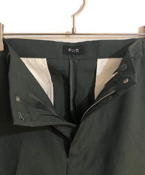 PWA（プア）PWA (プア) ポリエステルワークパンツ グリーン サイズ:Lの古着・服飾アイテム