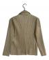 PLEATS PLEASE (プリーツプリーズ) プリーツ加工ジャケット ベージュ サイズ:3：16000円