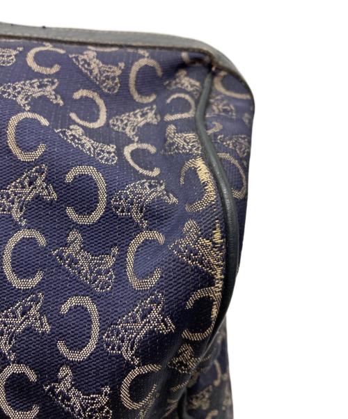 CELINE（セリーヌ）CELINE (セリーヌ) Cマカダム柄ミニボストンバッグ ネイビーの古着・服飾アイテム