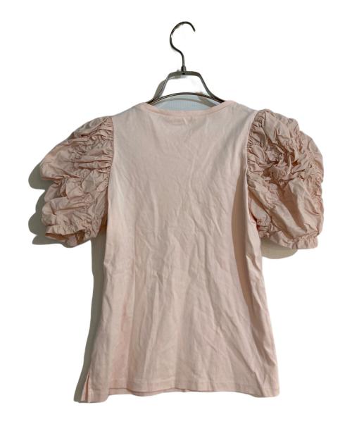 CELFORD（セルフォード）CELFORD (セルフォード) シャーリングスリーブカットソープルオーバー ピンク サイズ:３6の古着・服飾アイテム